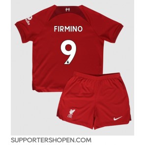 Liverpool Roberto Firmino #9 Hemmatröja Barn 2022-23 Kortärmad (+ korta byxor)